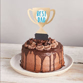 fathers-day-best-dad-single-cake-topper|SPMO303|Luck and Luck| 1